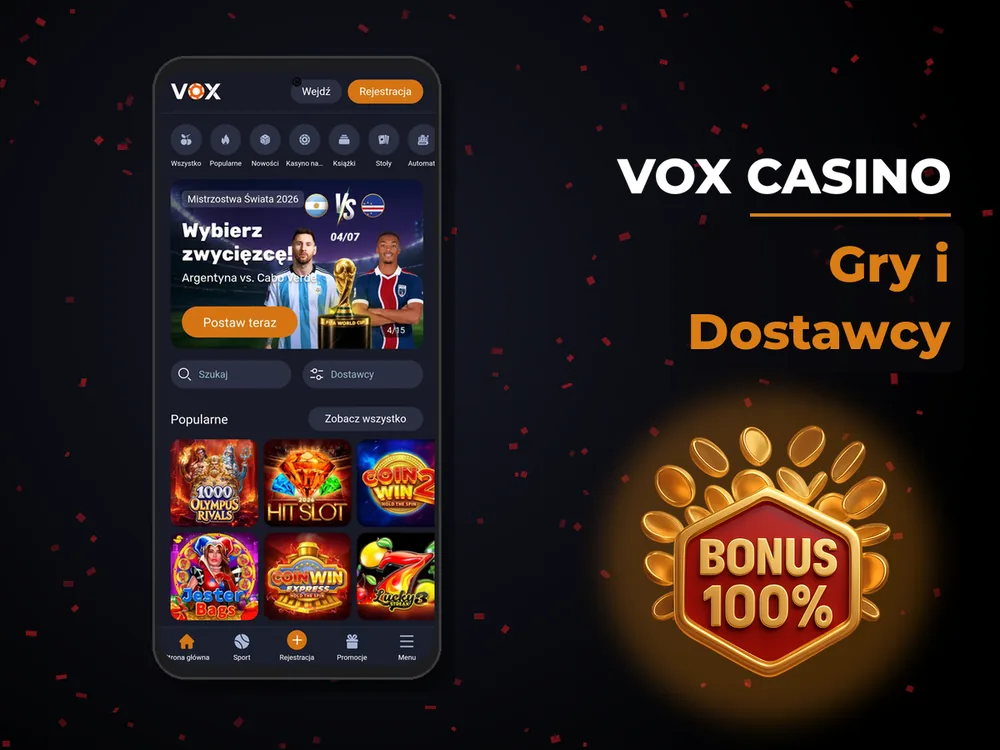 vox casino - Gry i Dostawcy