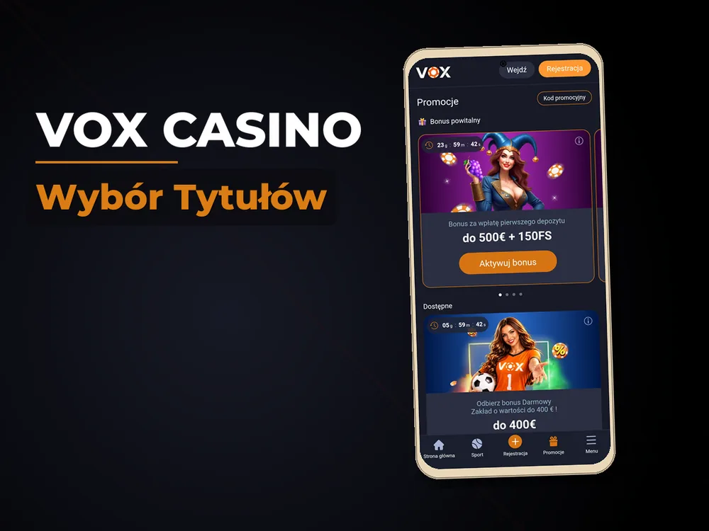 vox casino - Wybór Tytułów