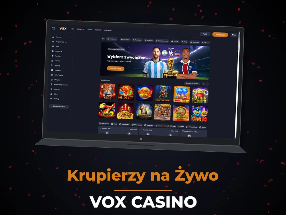 vox casino - Krupierzy na Żywo