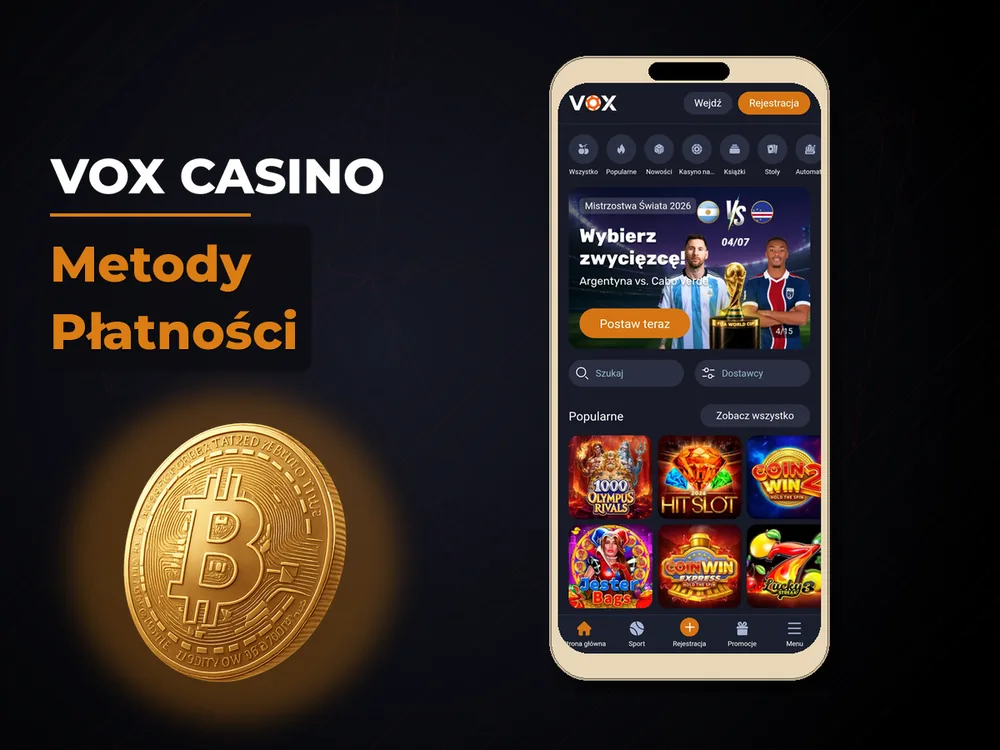 vox casino - Metody Płatności