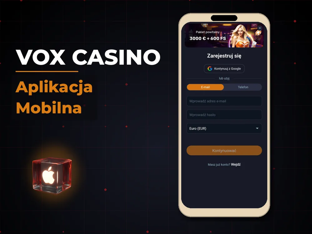 vox casino - Aplikacja Mobilna