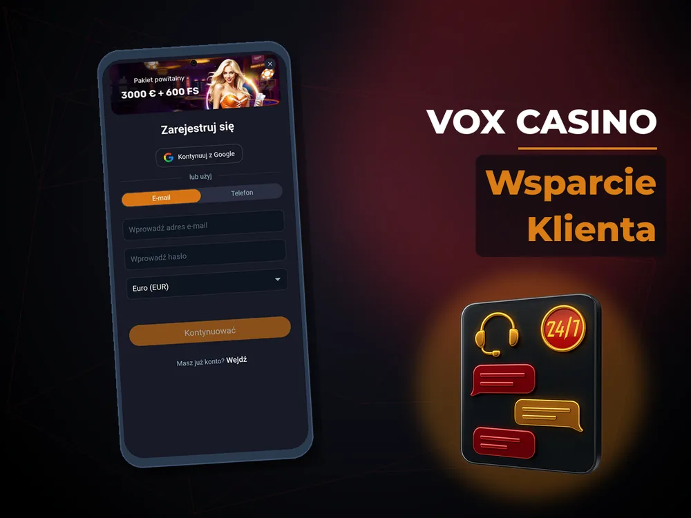 vox casino - Wsparcie Klienta