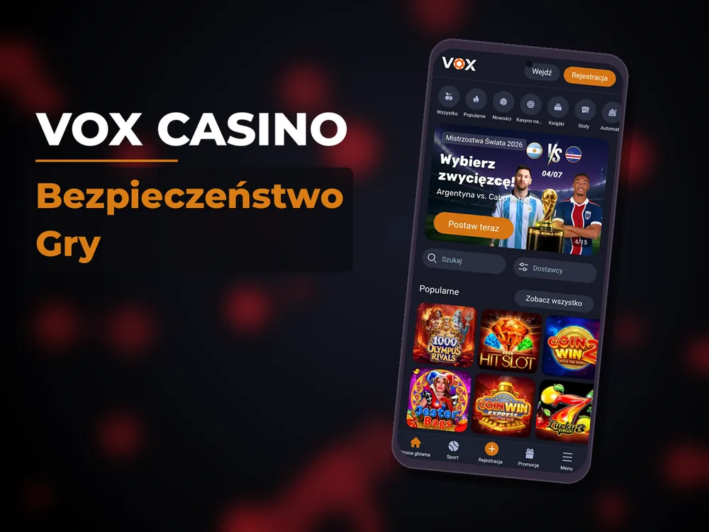 vox casino - Bezpieczeństwo Gry