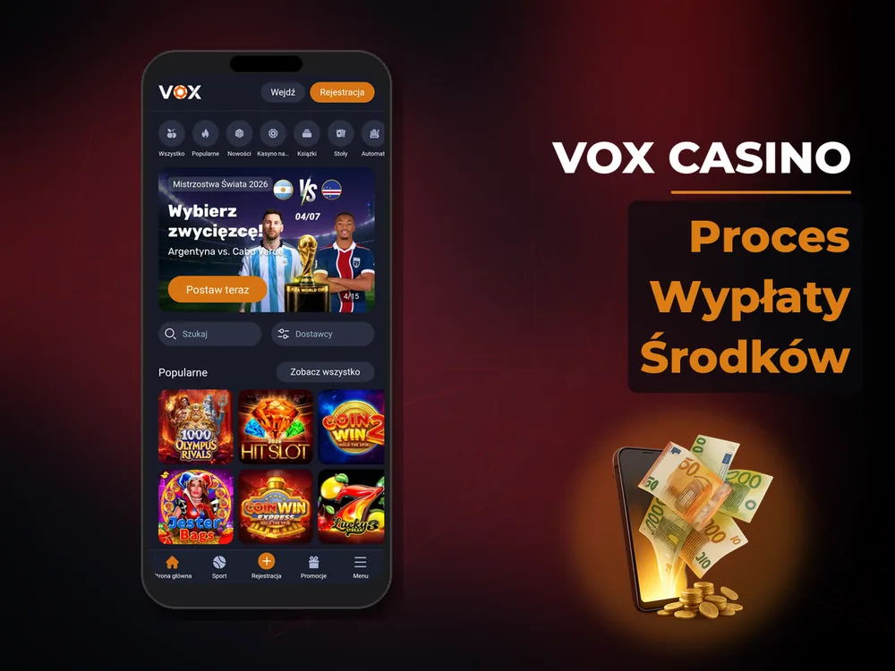 vox casino - Proces Wypłaty Środków
