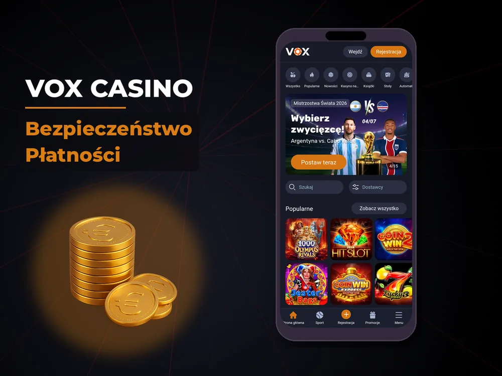 vox casino - Bezpieczeństwo Płatności