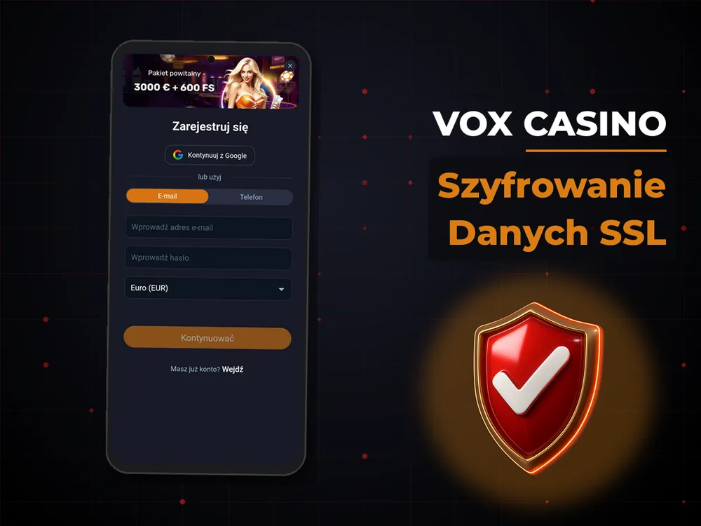 vox casino - Szyfrowanie Danych SSL