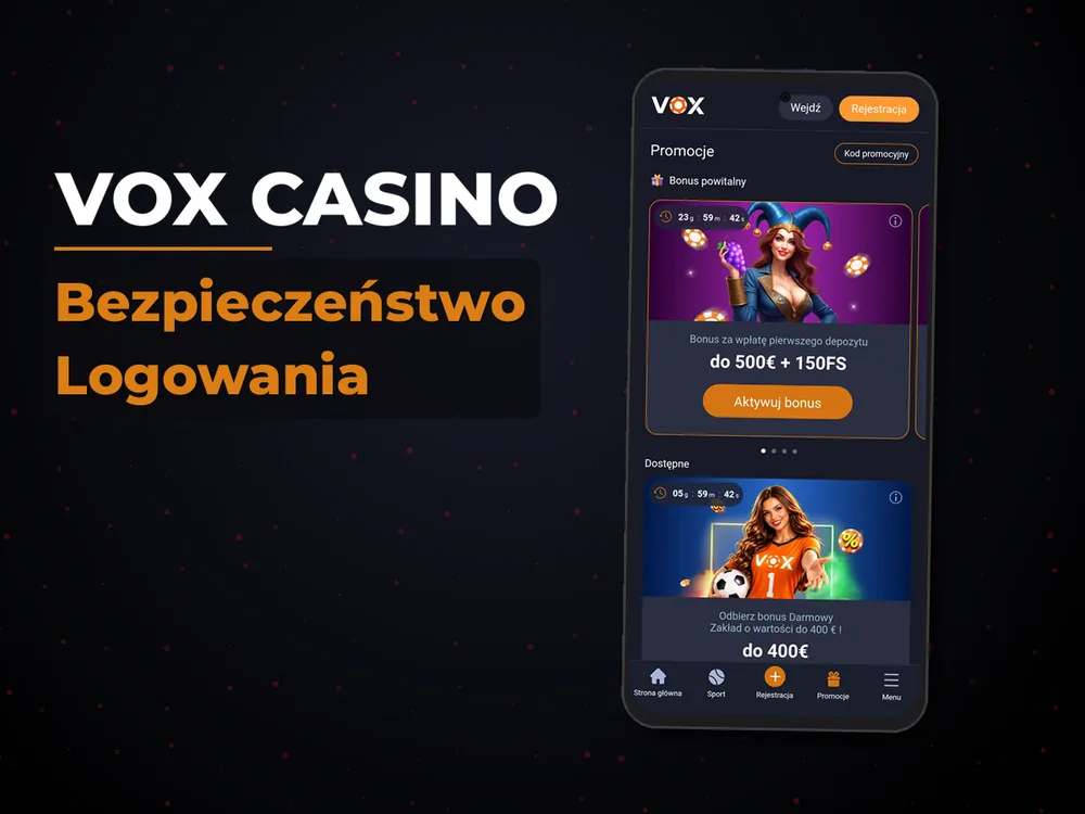 vox casino - Bezpieczeństwo Logowania