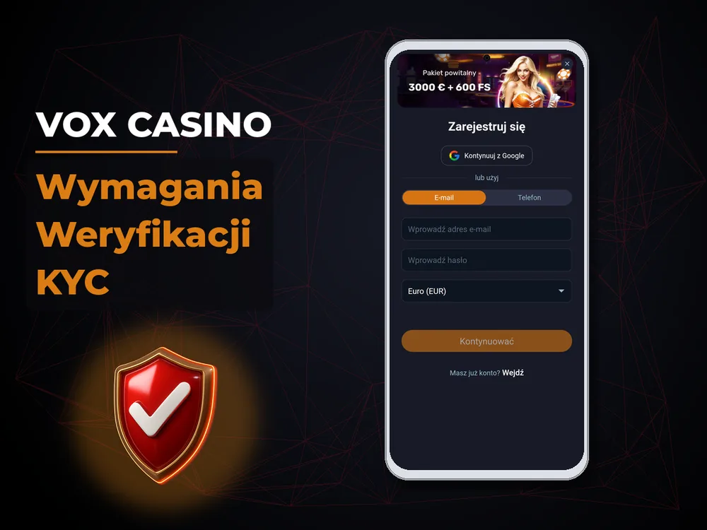 vox casino - Wymagania Weryfikacji KYC