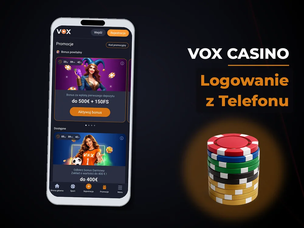 vox casino - Logowanie z Telefonu
