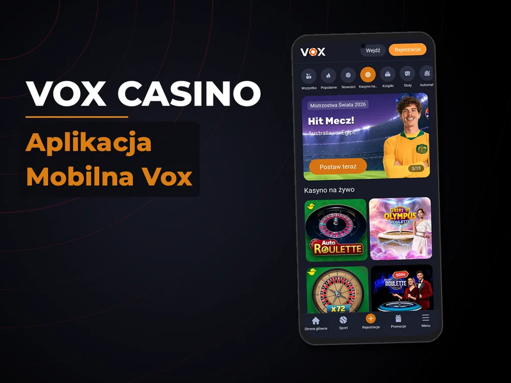 vox casino - Aplikacja Mobilna Vox