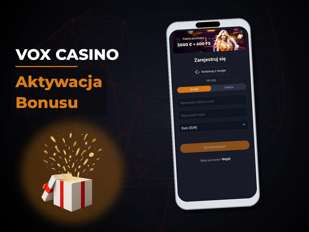 vox casino - Aktywacja Bonusu