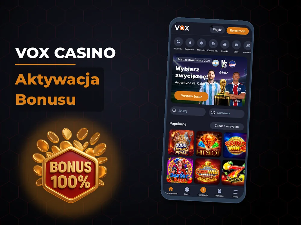 vox casino - Aktywacja Bonusu
