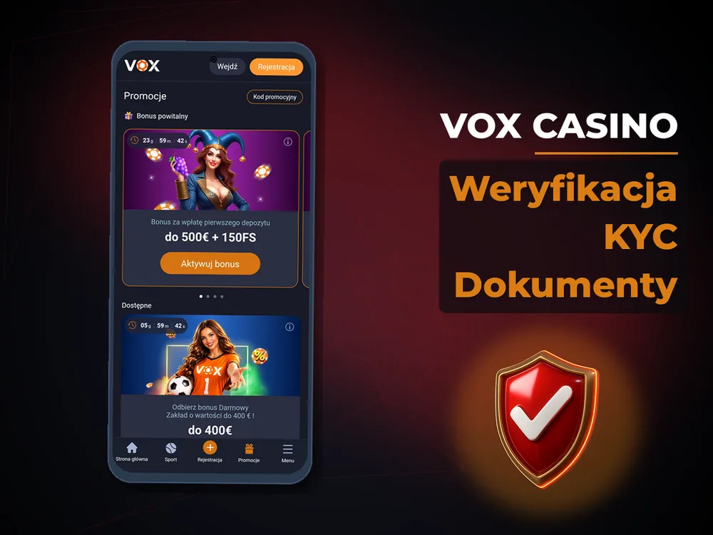 vox casino - Weryfikacja KYC Dokumenty