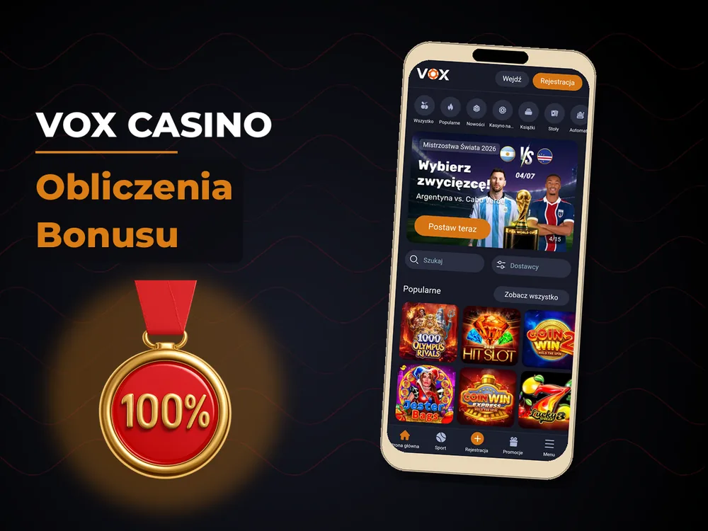 vox casino - Obliczenia Bonusu