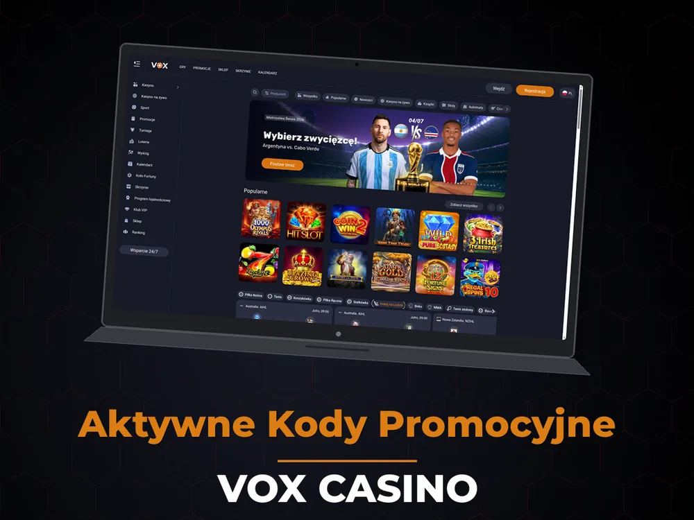 vox casino - Aktywne Kody Promocyjne