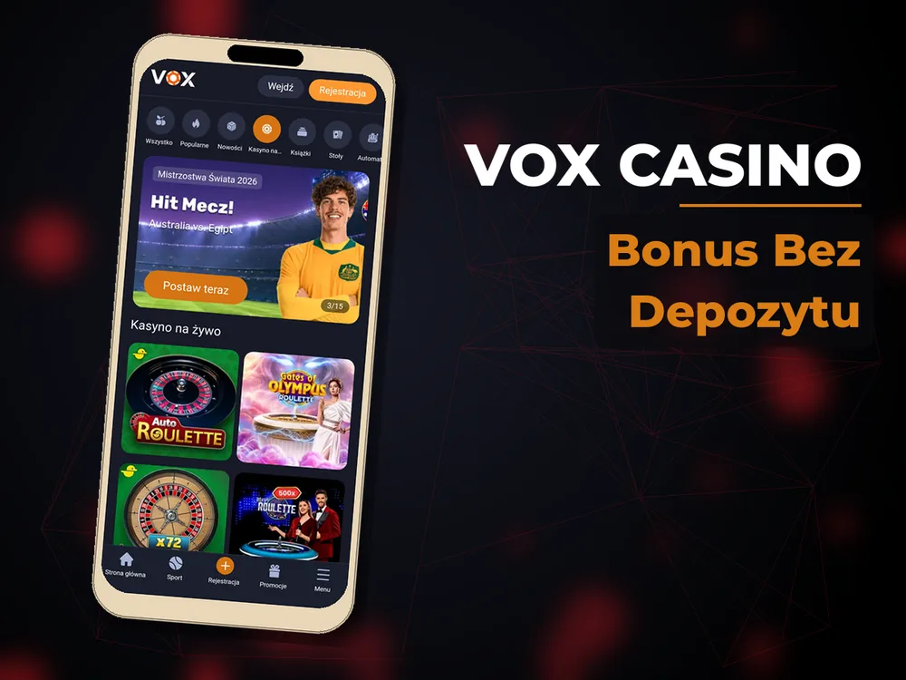 vox casino - Bonus Bez Depozytu