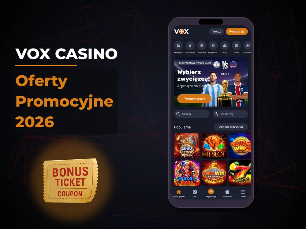 vox casino - Oferty Promocyjne 2026