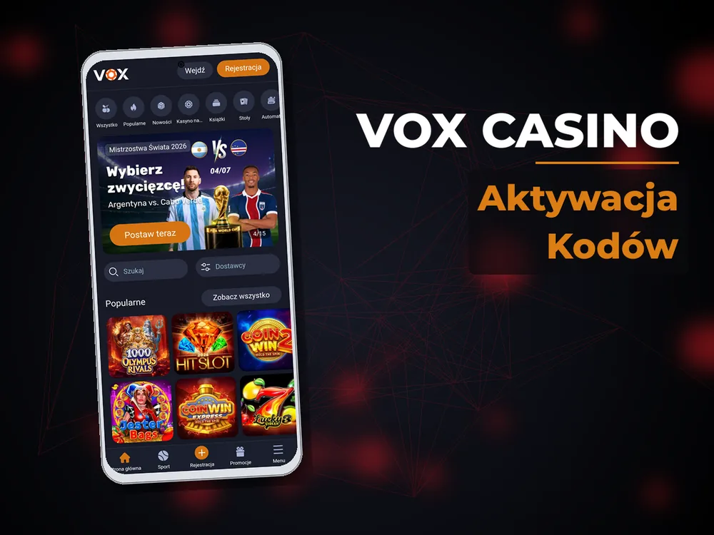 vox casino - Aktywacja Kodów