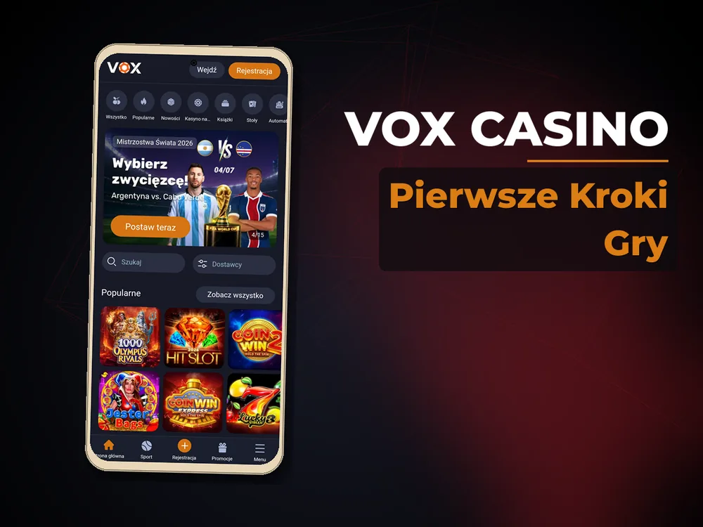 vox casino - Pierwsze Kroki Gry