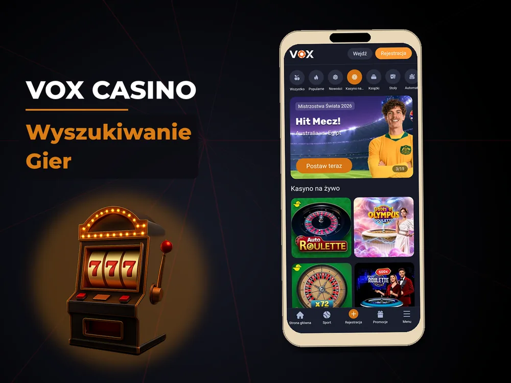 vox casino - Wyszukiwanie Gier