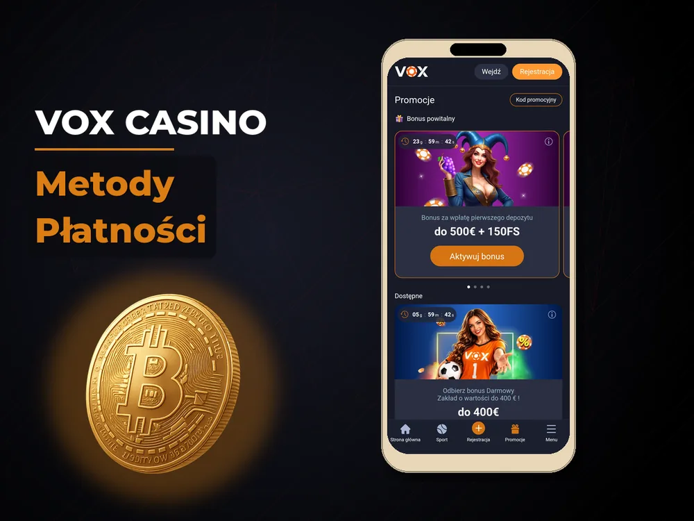 vox casino - Metody Płatności