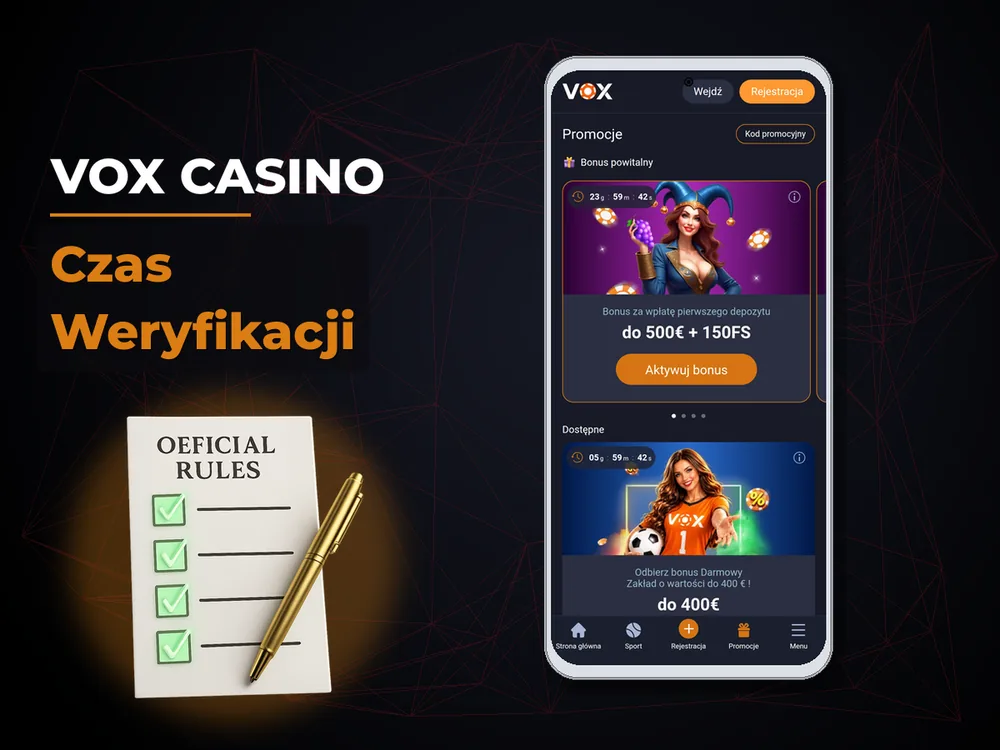 vox casino - Czas Weryfikacji