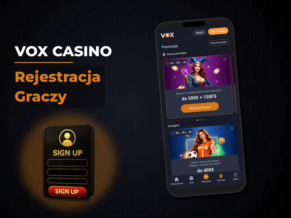 vox casino - Rejestracja Graczy