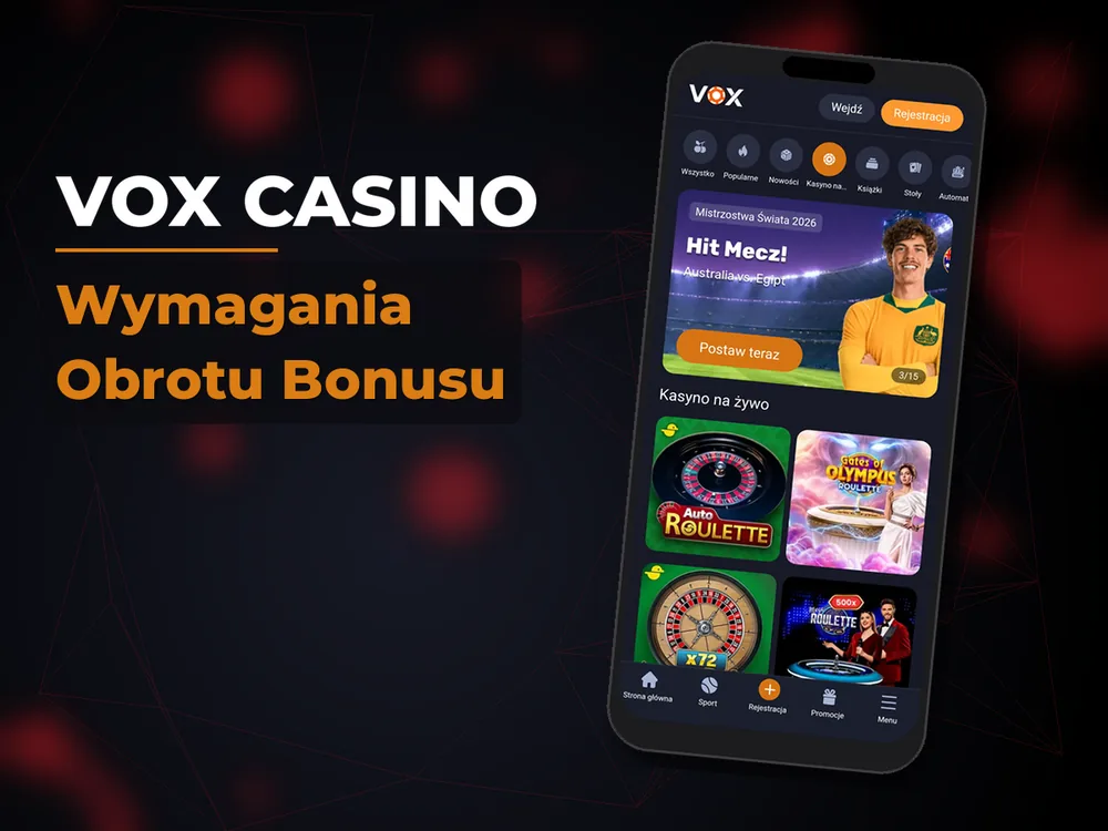 vox casino - Wymagania Obrotu Bonusu