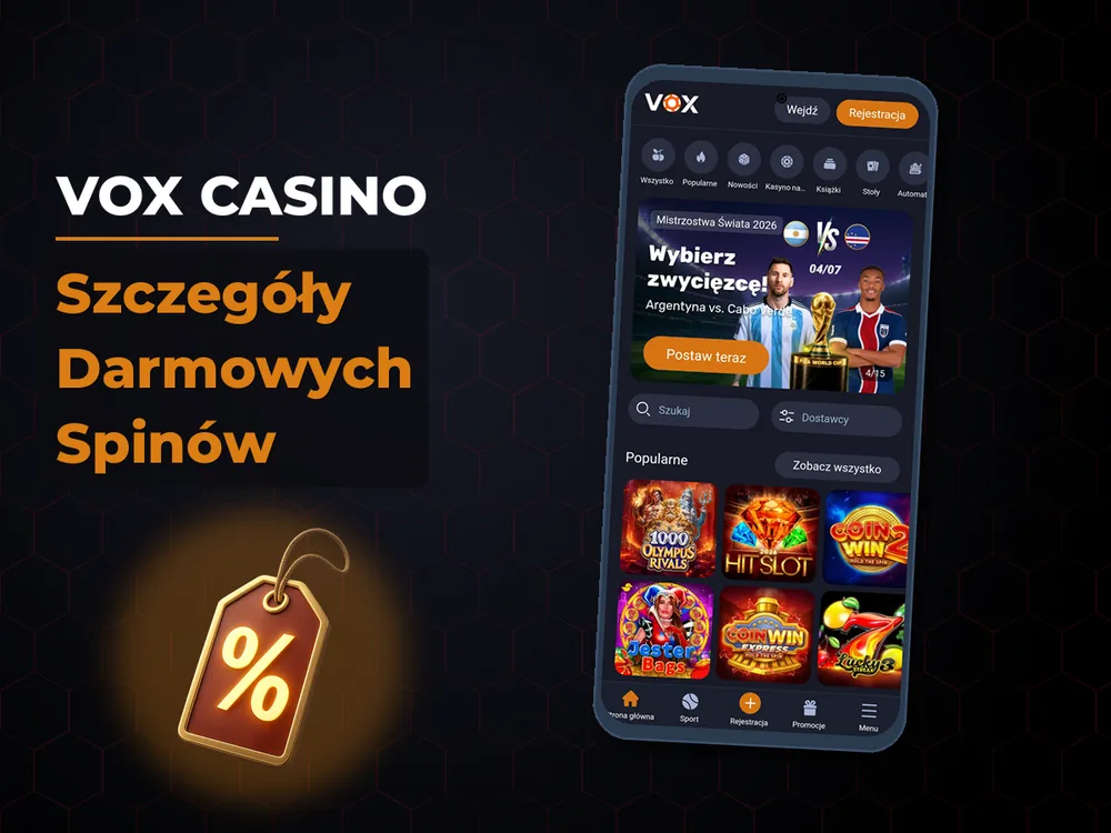 vox casino - Szczegóły Darmowych Spinów