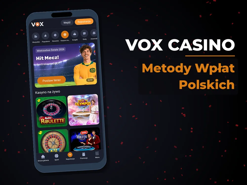 vox casino - Metody Wpłat Polskich