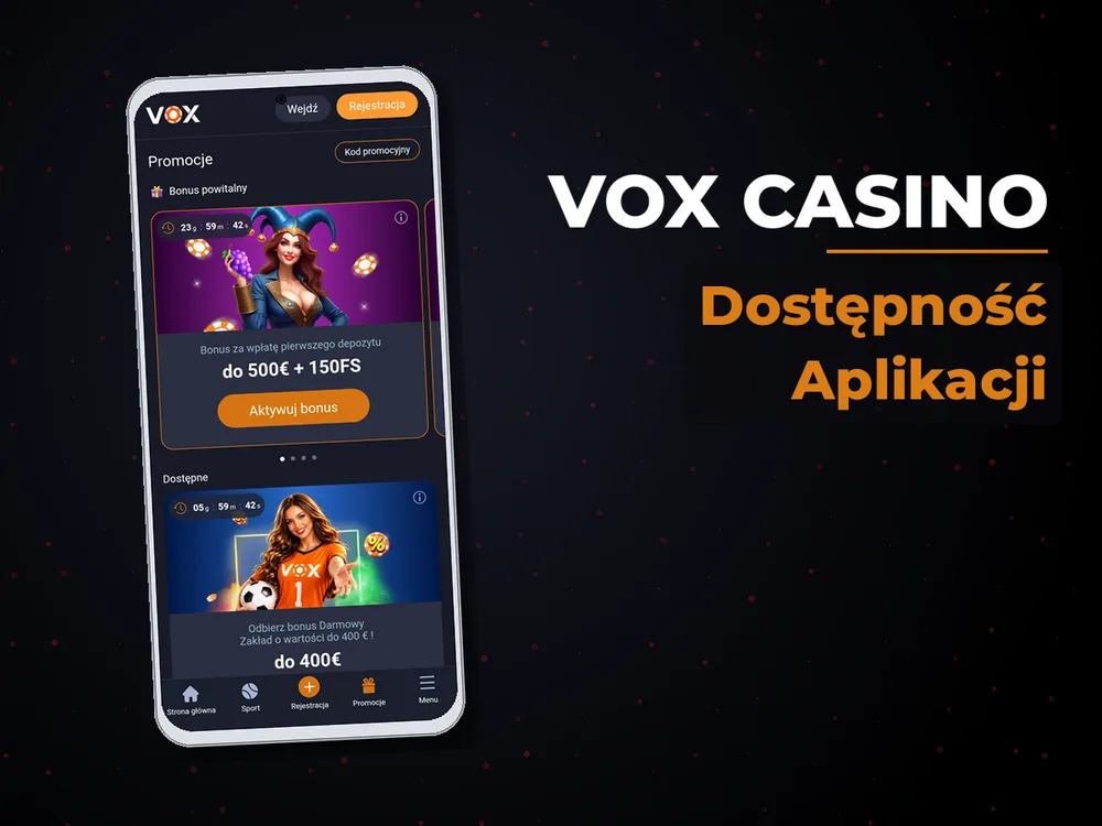 vox casino - Dostępność Aplikacji