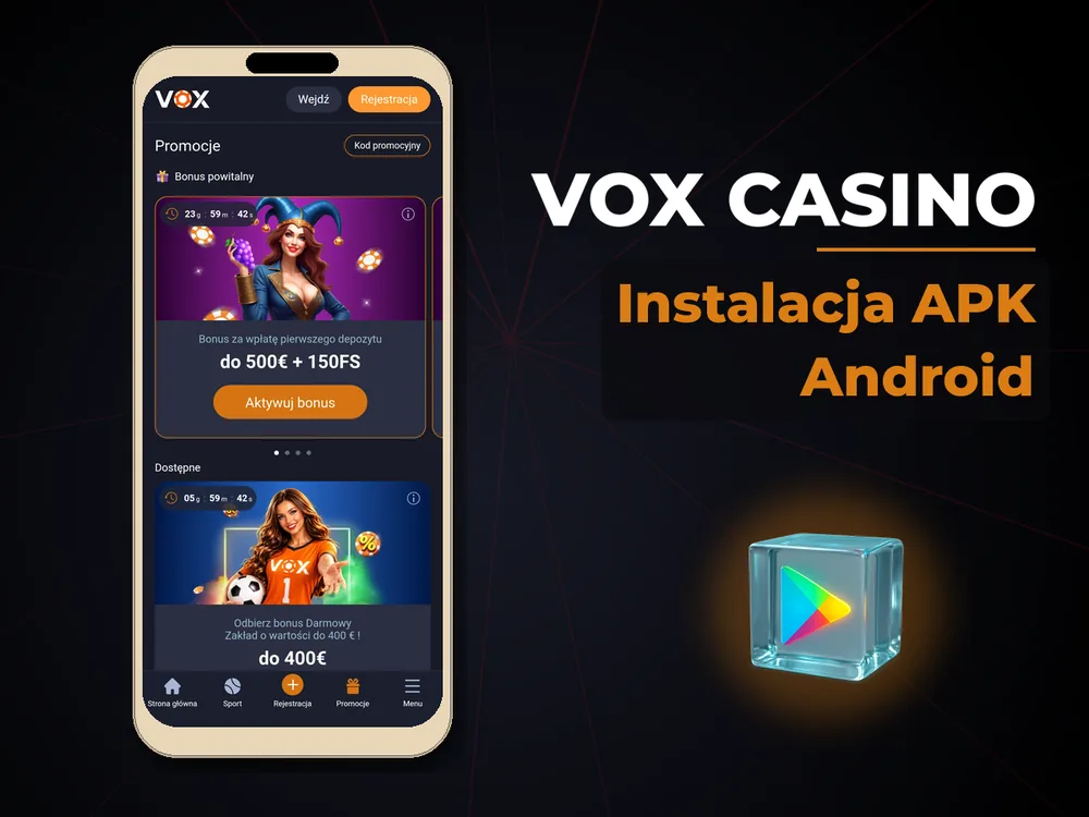 vox casino - Instalacja APK Android