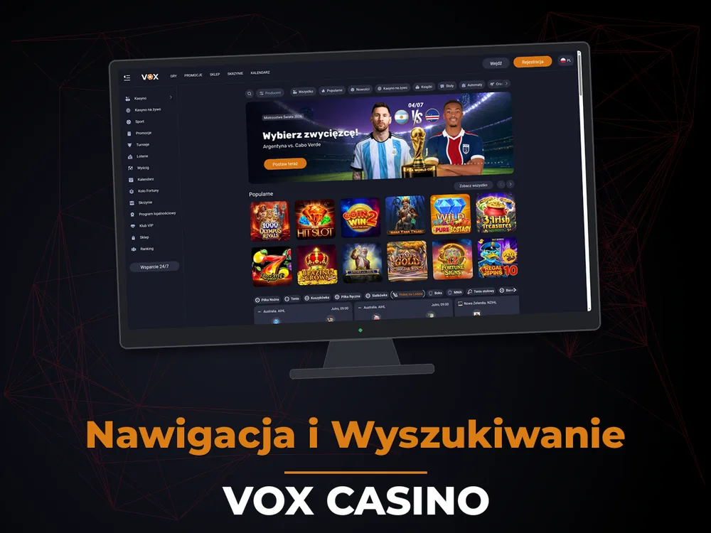 vox casino - Nawigacja i Wyszukiwanie