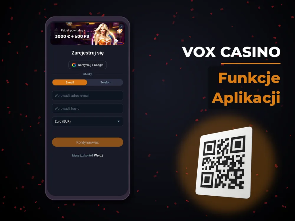 vox casino - Funkcje Aplikacji