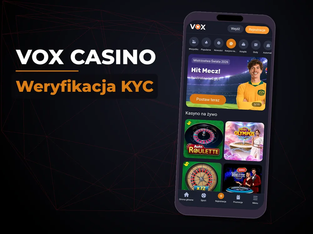 vox casino - Weryfikacja KYC