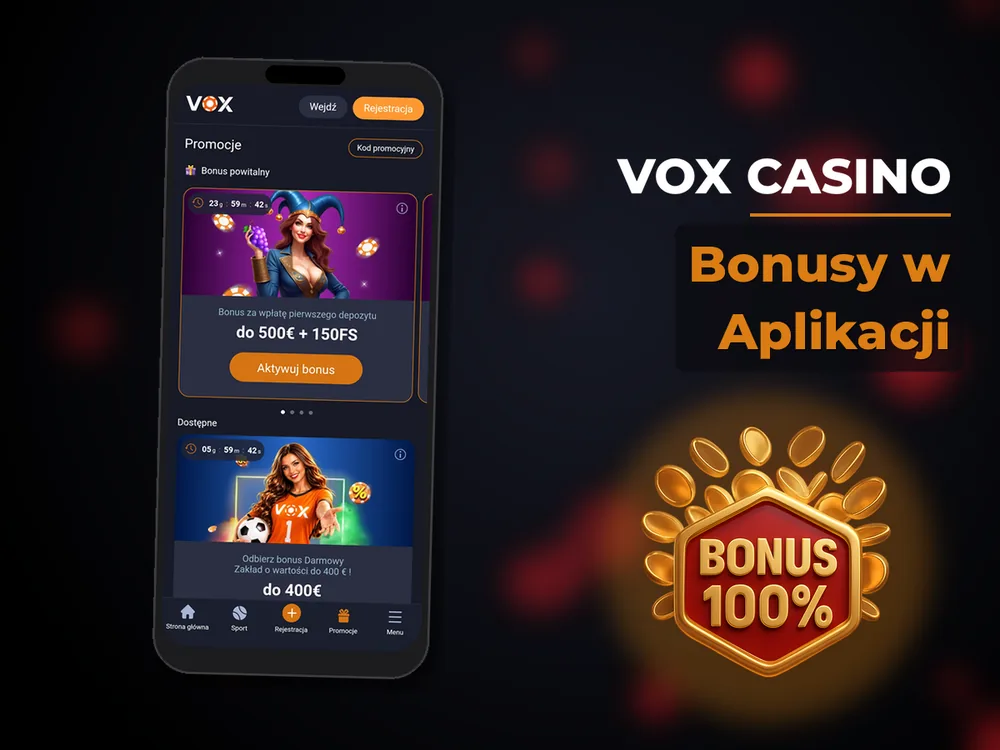vox casino - Bonusy w Aplikacji