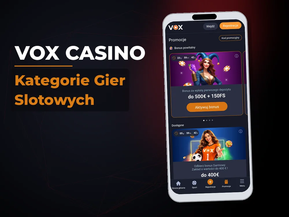 vox casino - Kategorie Gier Slotowych