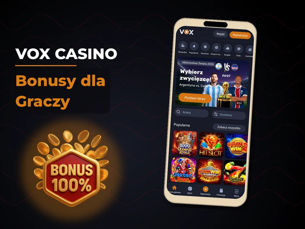 vox casino - Bonusy dla Graczy