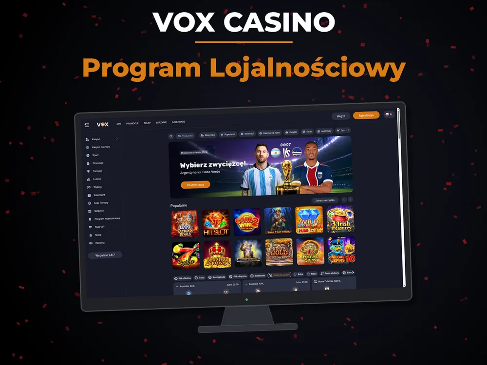 vox casino - Program Lojalnościowy