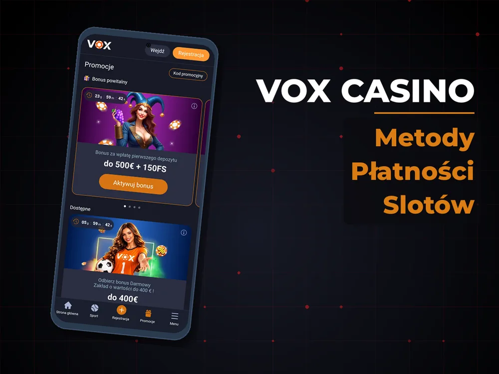 vox casino - Metody Płatności Slotów