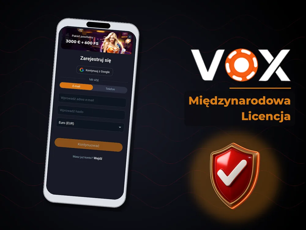 vox casino - Międzynarodowa Licencja