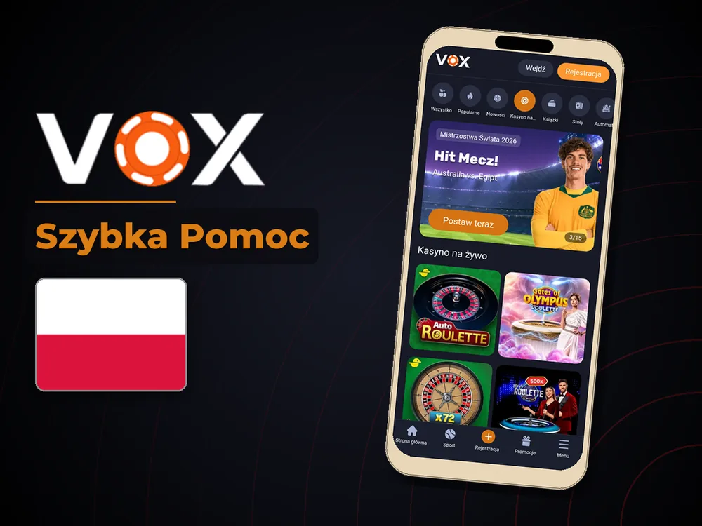 vox casino - Szybka Pomoc