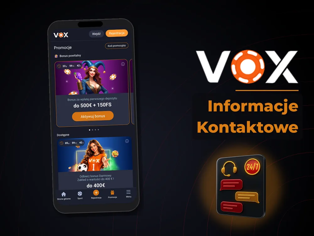 vox casino - Informacje Kontaktowe