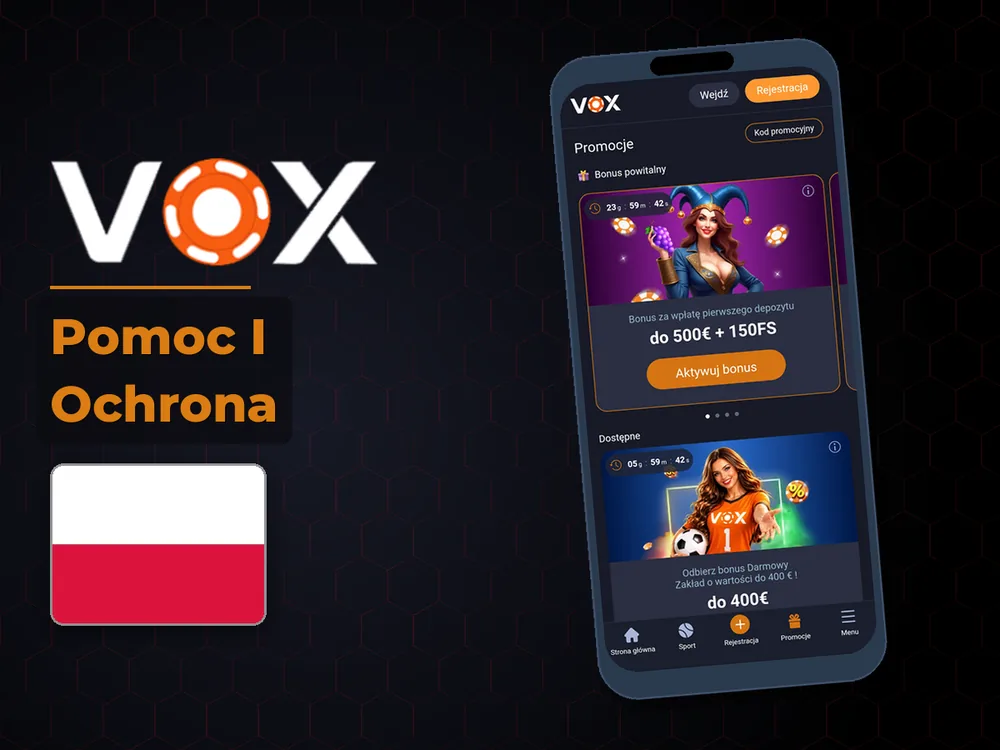vox casino - Pomoc I Ochrona