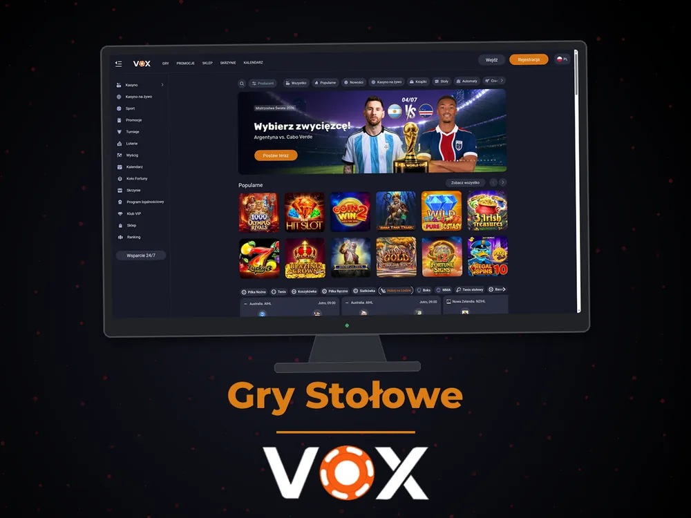 vox casino - Gry Stołowe