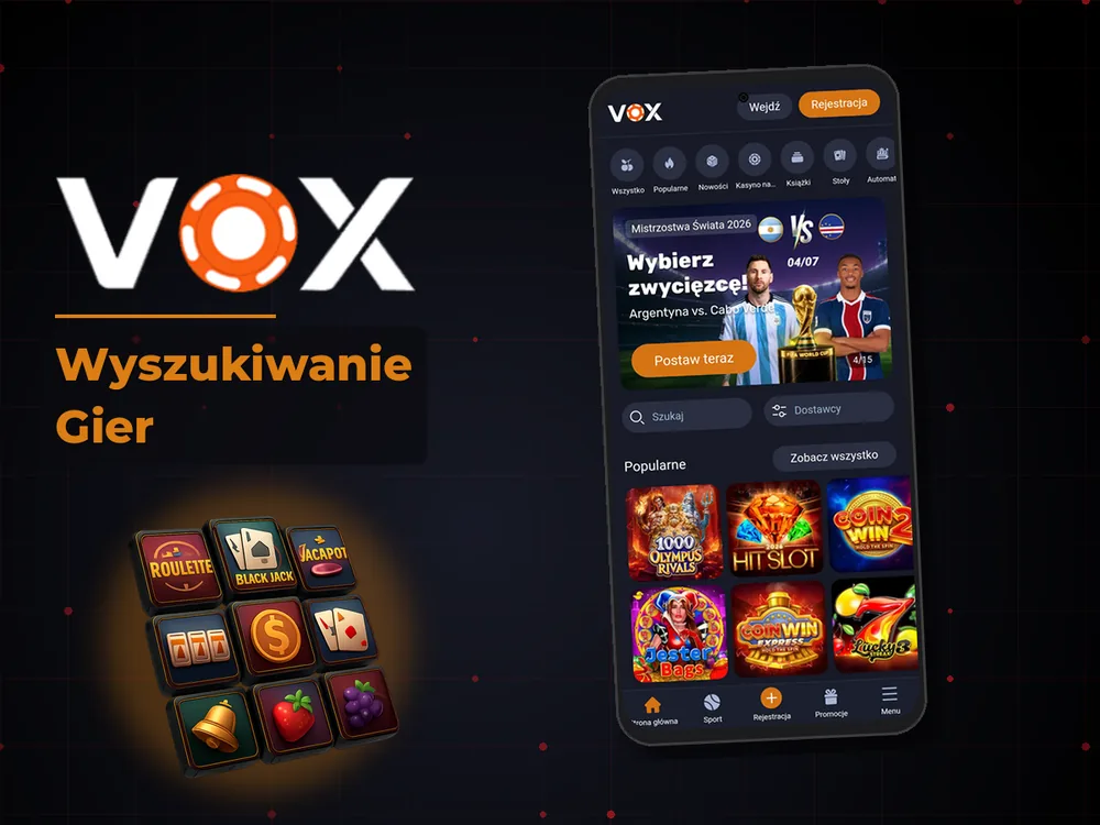 vox casino - Wyszukiwanie Gier