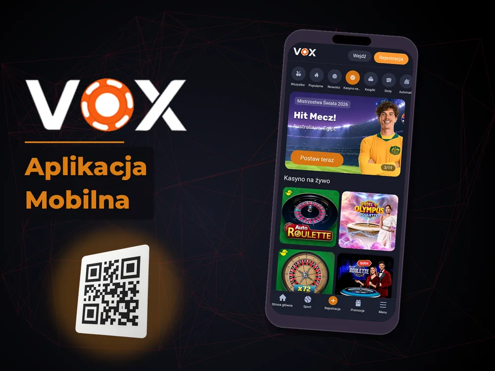 vox casino - Aplikacja Mobilna
