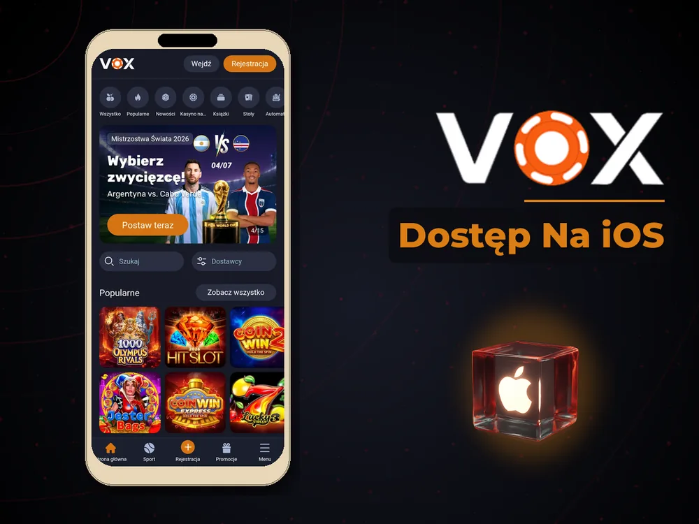vox casino - Dostęp Na iOS