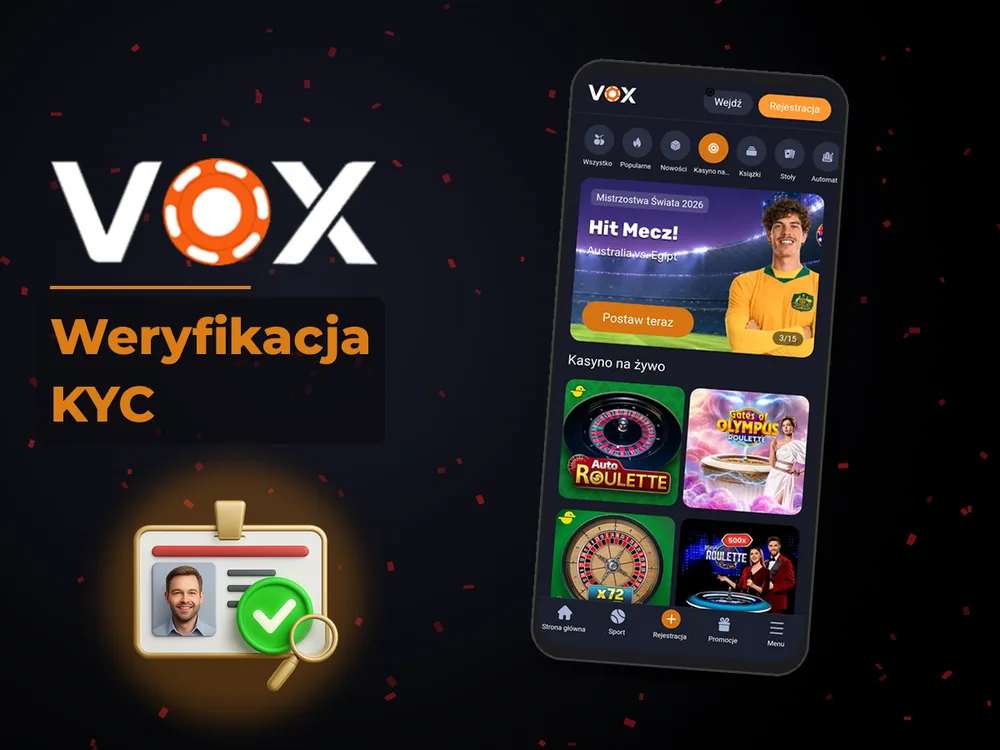 vox casino - Weryfikacja KYC