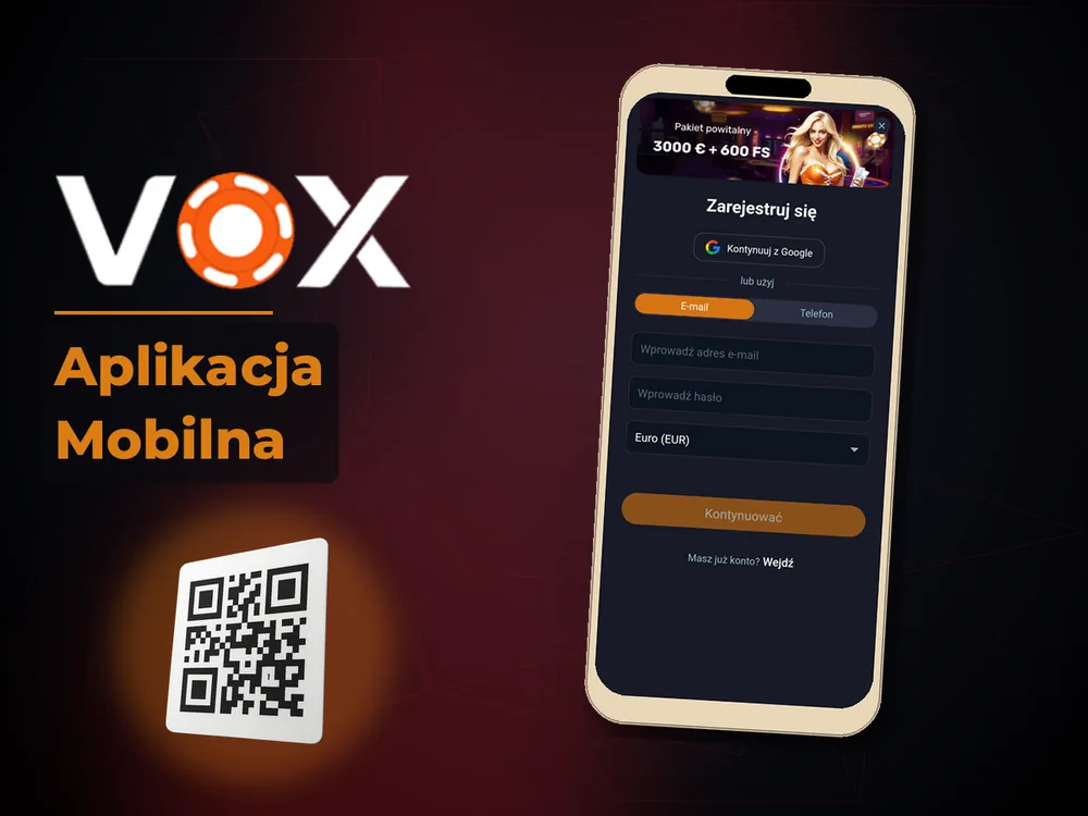 vox casino - Aplikacja Mobilna